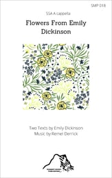 Flowers From Emily Dickinson SSA choral sheet music cover